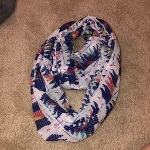 Infinity scarf with cute pattern